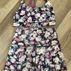 lululemon athletica Purple and Pink Sports Bra Intimates